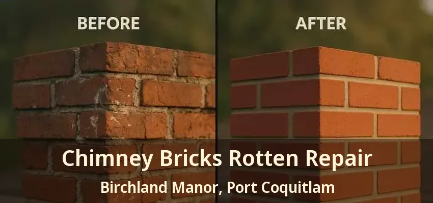 Chimney Bricks Rotten Repair Birchland Manor, Port Coquitlam - BC