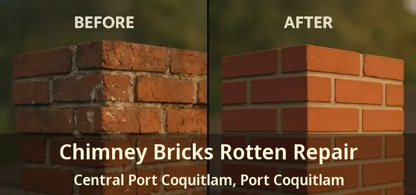 Chimney Bricks Rotten Repair Central Port Coquitlam, Port Coquitlam - BC