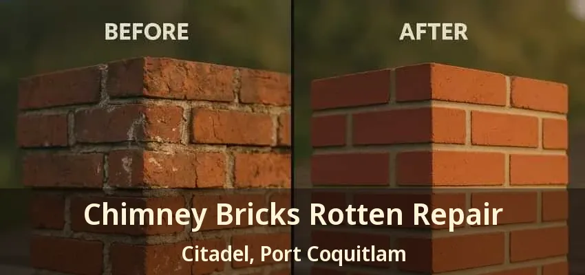 Chimney Bricks Rotten Repair Citadel, Port Coquitlam - BC