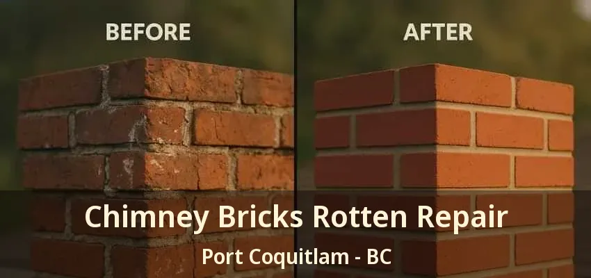 Chimney Bricks Rotten Repair Port Coquitlam - BC