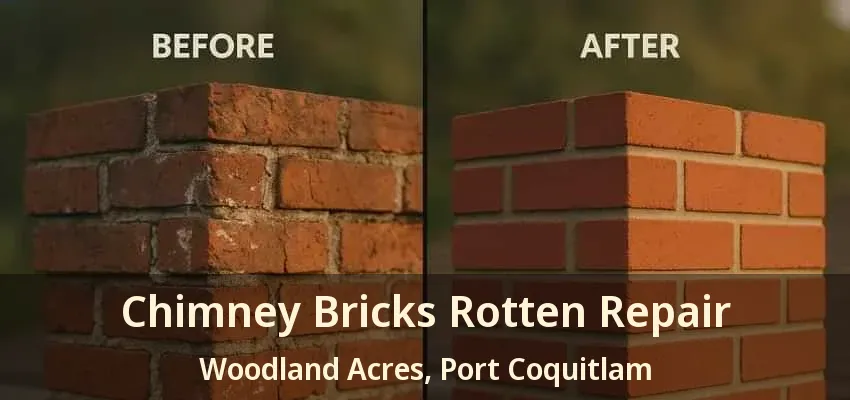 Chimney Bricks Rotten Repair Woodland Acres, Port Coquitlam - BC