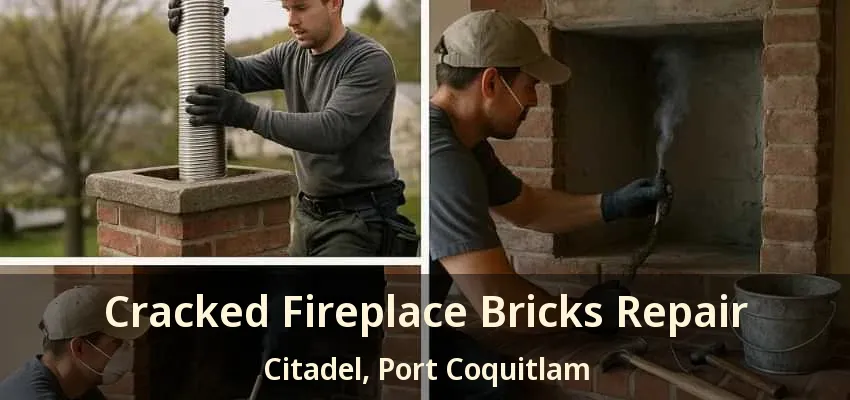 Cracked Fireplace Bricks Repair Citadel, Port Coquitlam - BC