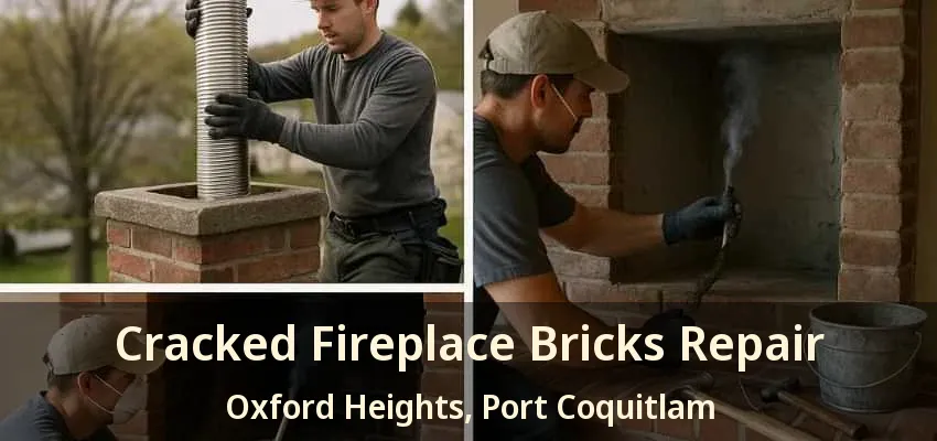 Cracked Fireplace Bricks Repair Oxford Heights, Port Coquitlam - BC