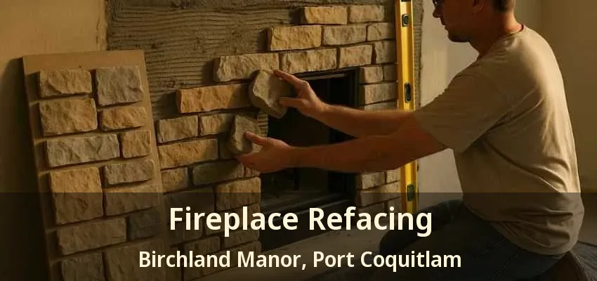 Fireplace Refacing Birchland Manor, Port Coquitlam - BC
