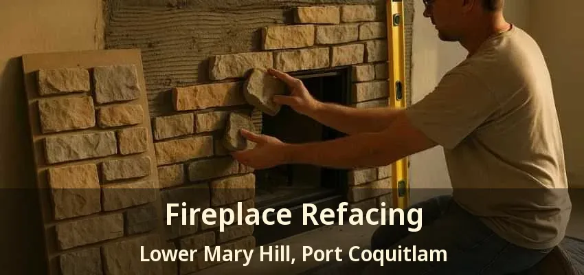 Fireplace Refacing Lower Mary Hill, Port Coquitlam - BC