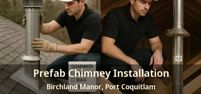 Prefab Chimney Installation Birchland Manor, Port Coquitlam - BC