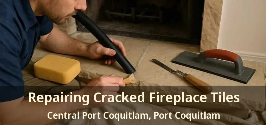 Repairing Cracked Fireplace Tiles Central Port Coquitlam, Port Coquitlam - BC