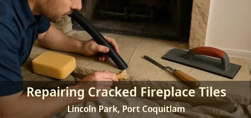 Repairing Cracked Fireplace Tiles Lincoln Park, Port Coquitlam - BC